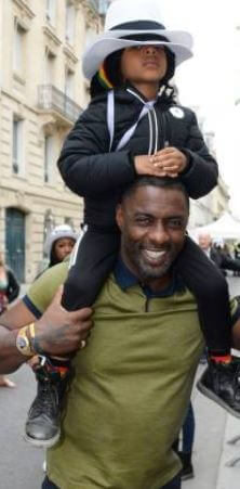 Winston with his father, Idris Ebla
